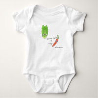 Romaine Calm et Carrot sur une épiece