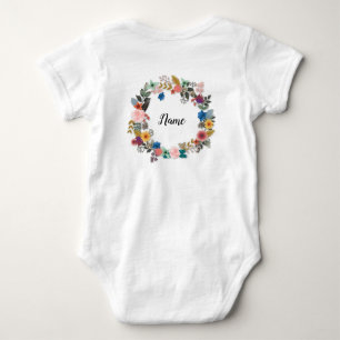 BODY ROMPER DE RÉSERVE FLORALE PERSONNALISÉ