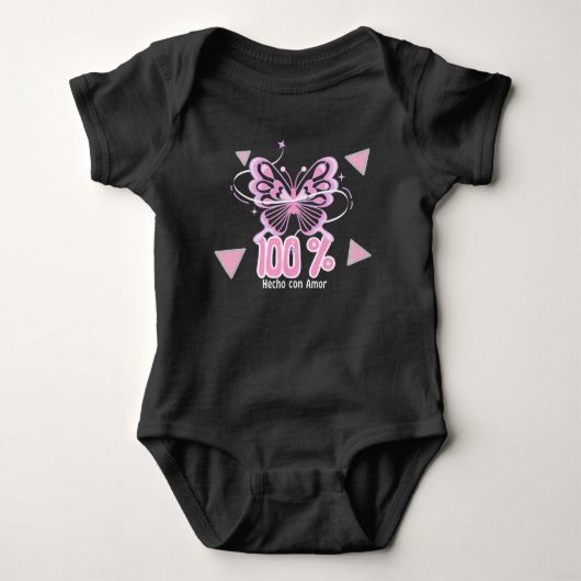 Body Ropa para bebé " 100% hecho con amor" (Devant)