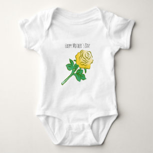 Body Rose jaune merveilleuse
