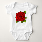 Body Rose rouge simple (Devant)