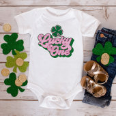 Body Rose Vert St. Patrick's Day Chanceux Un Bébé