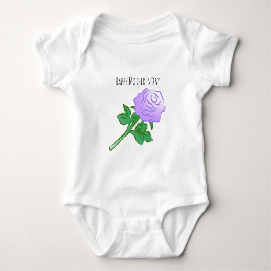 Body Rose Violette Élégante (Devant)