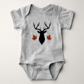 Body Rouge Buffalo Plaid Deer Buck Maple Leaf (Devant)