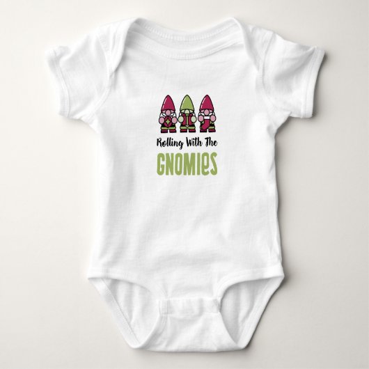 Body Rouler Avec La Gnomies Baby Bodysuit (Devant)