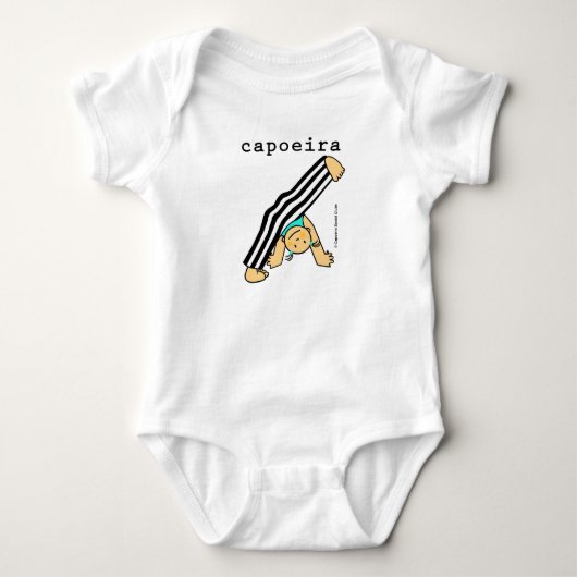 Body Roupa de bebê com desenho de de Capoeira (Devant)
