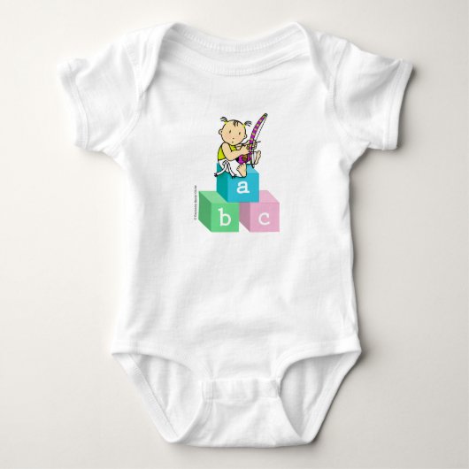 Body Roupa de bebê com desenho de de Capoeira (Devant)