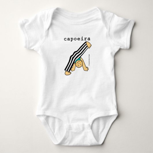 Body Roupa de bebê com desenho de de Capoeira (Devant)