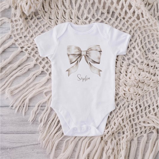 Body Ruban à noeud blanc vintage