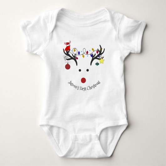 Body "Rudolph the Rednose" personnalisable (Devant)
