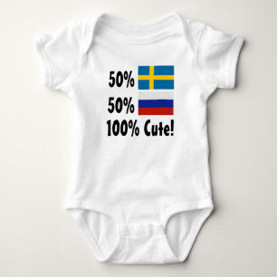 Body Russe du Suédois 50% de 50% 100% mignon