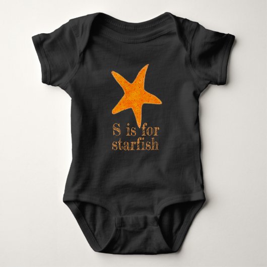 Body S est pour Starfish Orange Star Fish Beach Shell (Devant)