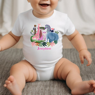 Body Safari animaux de la jungle fille anniversaire