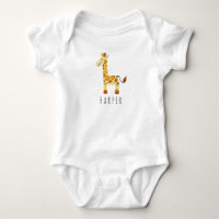 Safari de la Girafe Cute Unisex à l'aquarelle