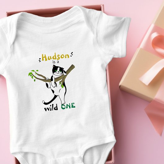 Body Safari de verdure Wild One Kitty Cat 1er anniversa