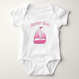 Body Sailor Girl Rose Sailboat Bodysuit