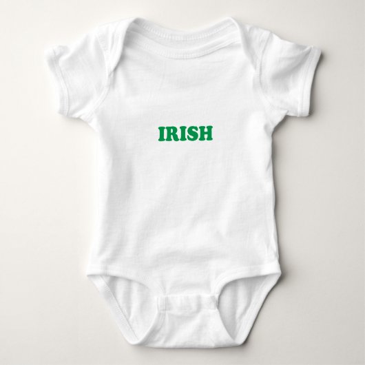 Body Saint-Patrick vert irlandais blanc (Devant)
