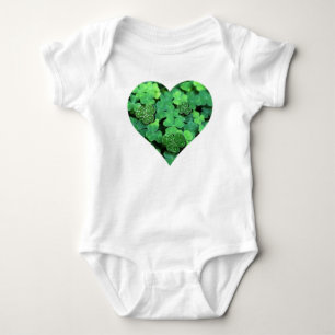 Body Saint-Patties Day, shamrock vert, Coeurs irlandais