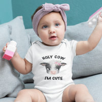 Saint Vache Je suis mignonne fille Bébé Bodysuit