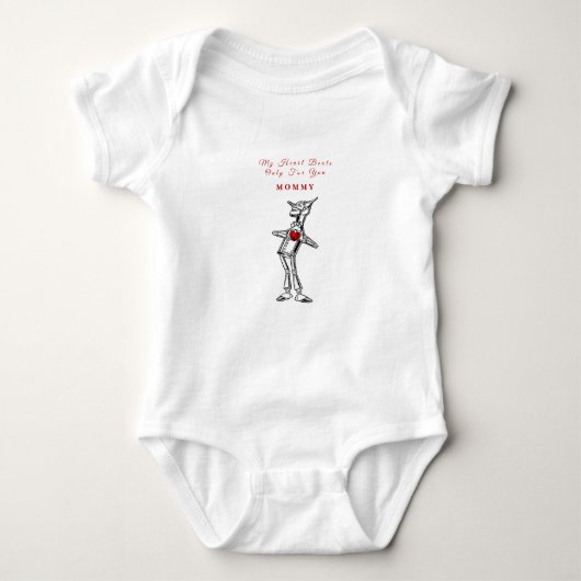 Body Saint Valentin Assistant de Oz Tin Man Coeur rouge (Devant)