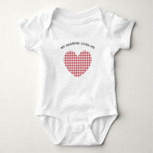 Body Saint Valentin Grand-mère Love bodysuit avec cocci