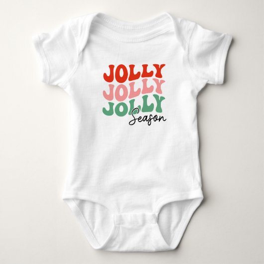 Body Saison Jolly Jolly Saison Retro Typographie de vac (Devant)