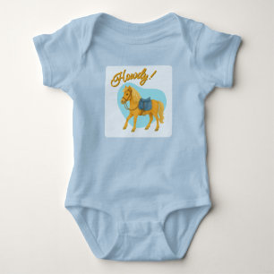 Body Salut ! Body/ T-shirt de Jersey Poney Vêtements