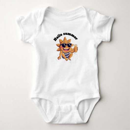 Body Salut été  bodysuit bébé (Devant)