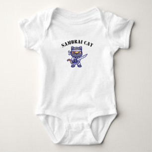 Body Samurai Chat - Funny Warrior Feline Design