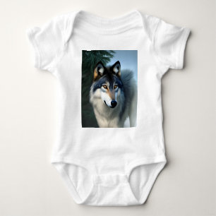Body Sans Peur Le Loup Arctique, Bodysuit Baby