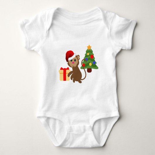 Body santa claus monkey emoji (Devant)