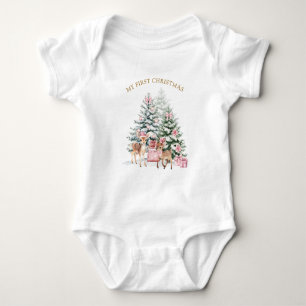 Body Sapin de Noël Faon Premier Noël de Bébé