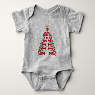 Body Sapin de Noël homard mignon fête laid
