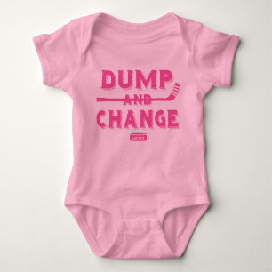 Body Sauter et changer Hockey Baby Girl rose