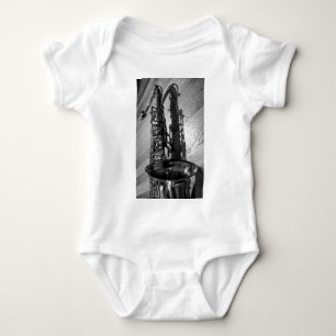 Body Saxophone locataire noir et blanc