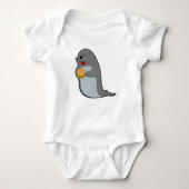 Body Sceau à manger avec hamburger (Devant)