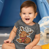 Body Schlafendes Rentier mit Schal