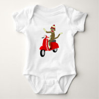 Scooter de Vespa de singe de chaussette