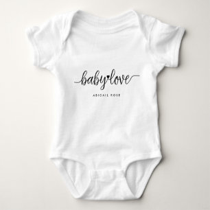 Body Script moderne Baby Love Romper