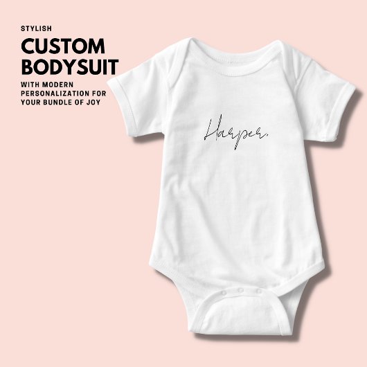 Body Script moderne tendance Cute Script Style écriture
