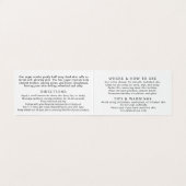 Body scrub packaging insert care marketing (Inside Unfolded)