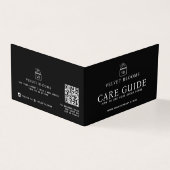 Body scrub packaging insert care user guide (Outside)