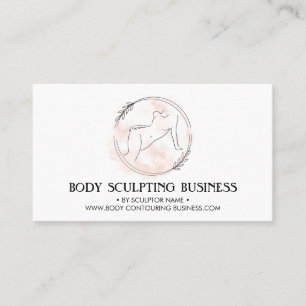 Body sculpting contouring spa Cirkel Logo Visitekaartje
