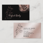 Body Sculpting Contouring Taille Trainer Visitekaartje (Voorkant / Achterkant)