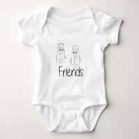Sel amusant et poivre Shakers Best Friends Besties