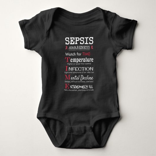 Body Sepsis Awareness Watch pour le guide TIME (Devant)
