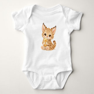 Body Serval Baby Bodysuit – Cute Spotted Wild Cat 🐆