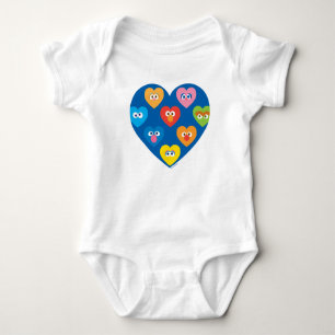 Body Sesame Street Valentine Hearts Motif