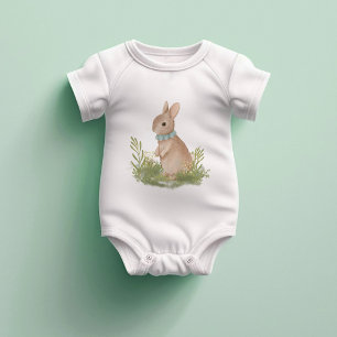 Body Shabby Chic Vintage Rabbit Bébé Bodysuit