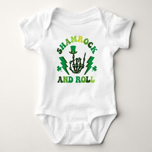 Body Sham Rock et Roll St Patrick's Day (Devant)